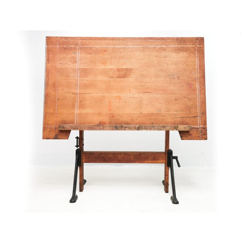 Vintage Draughtsmans table by BJ Hall for Admel Architect, England