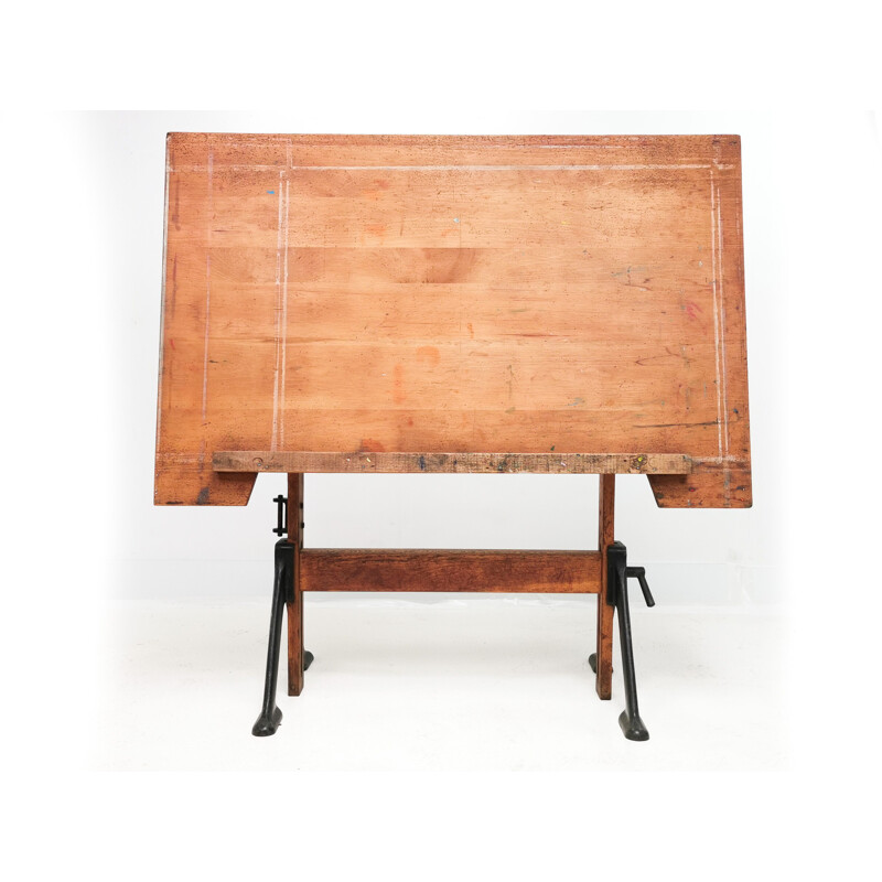Vintage Draughtsmans table by BJ Hall for Admel Architect, England