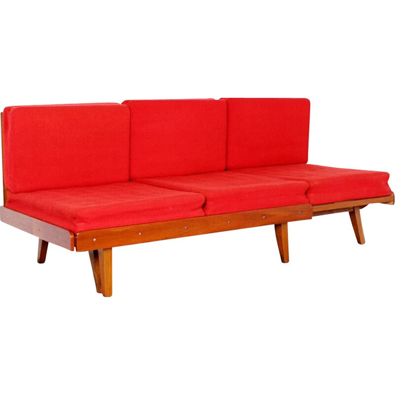 Vintage folding sofa by František Jirák