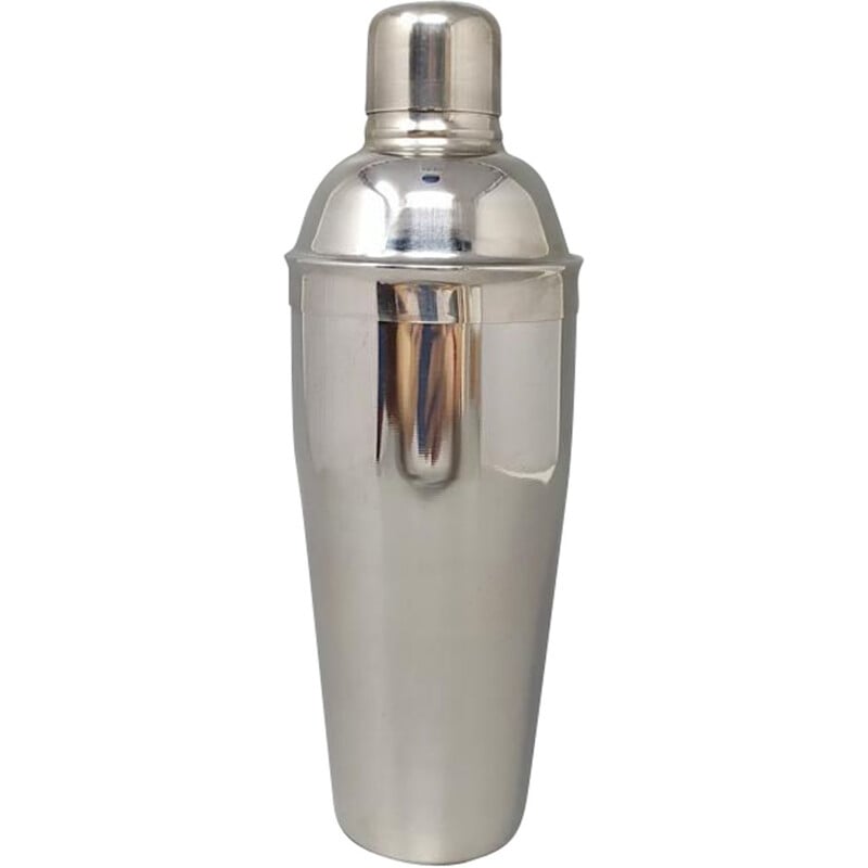 Vintage cocktail shaker in stainless steel, Italy 1960s