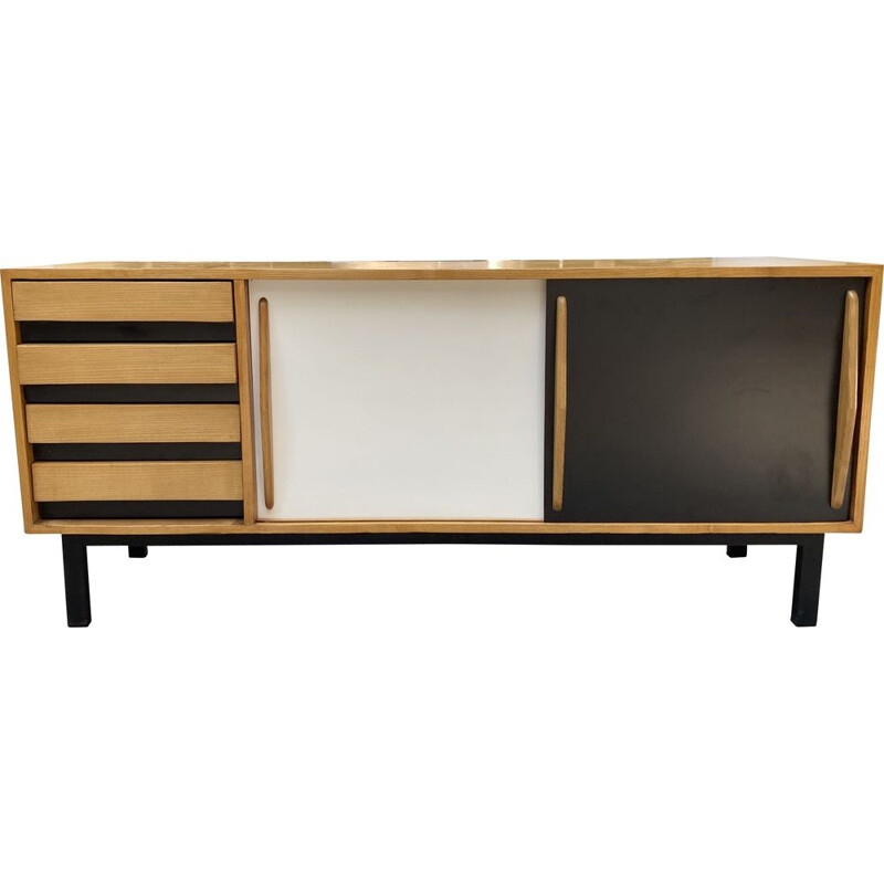 Vintage Cansado sideboard by Charlotte Perriand, Mauritania 1959s