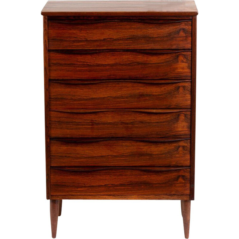 Mid century rosewood chest of drawers, Denmark 1960s