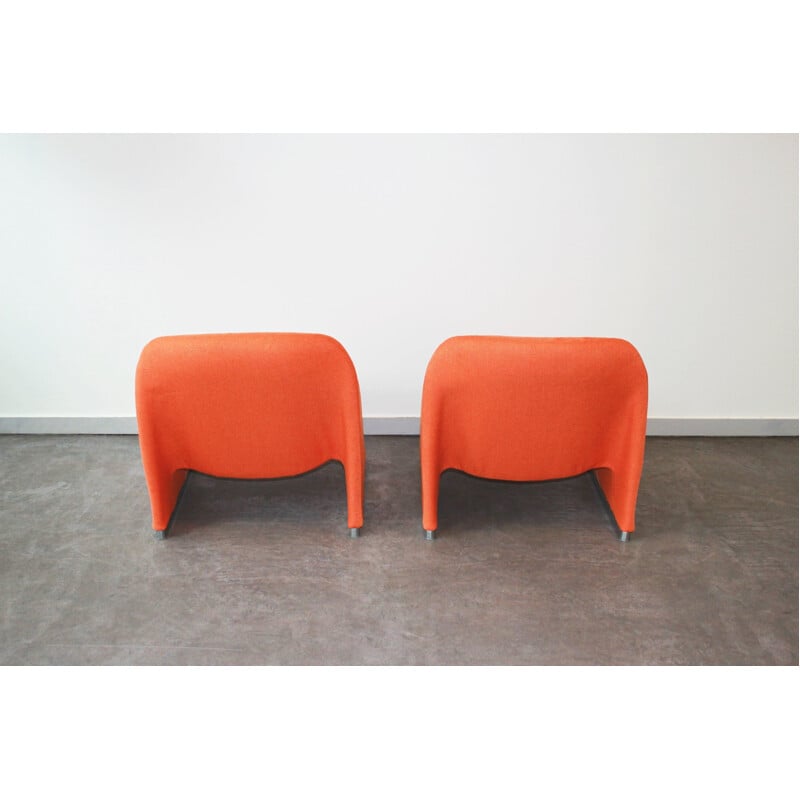 Paire de fauteuils vintage Alky par Giancarlo Piretti pour Castelli, 1969 