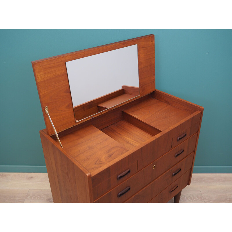 Vintage teak dressing table, Denmark 1960s