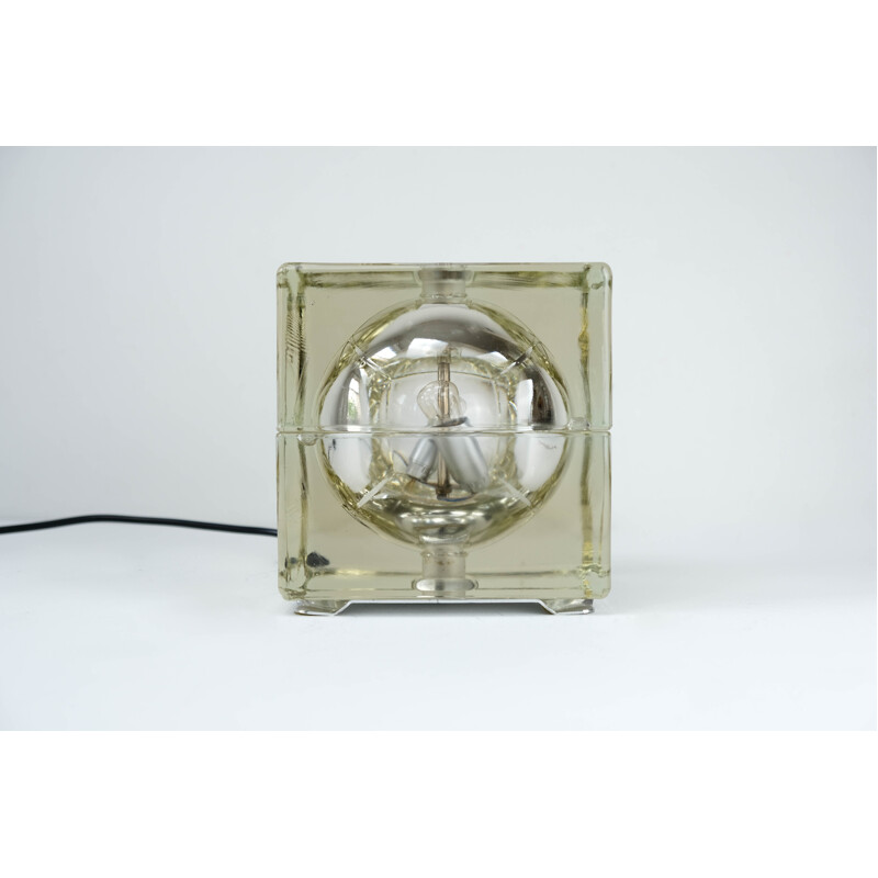 Mid century Cubosfera lamp by Alessandro Mendini for Fidenza Vetraria, 1968s