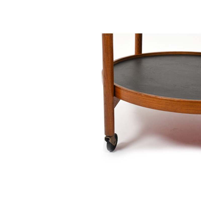 Vintage teak serving trolley by Hans Bølling for ITorben Orskov, 1963s