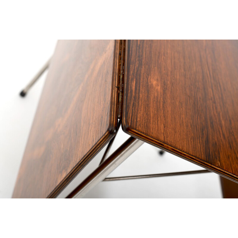 Vintage model 3601 drop leaf table by Fritz Hansen for Arne Jacobsen, Denmark 1950s