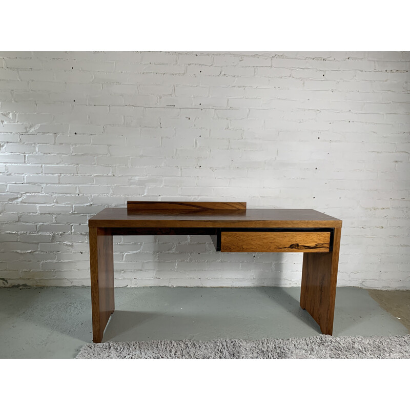 Mid century modernist rosewood dressing table, France 1930s