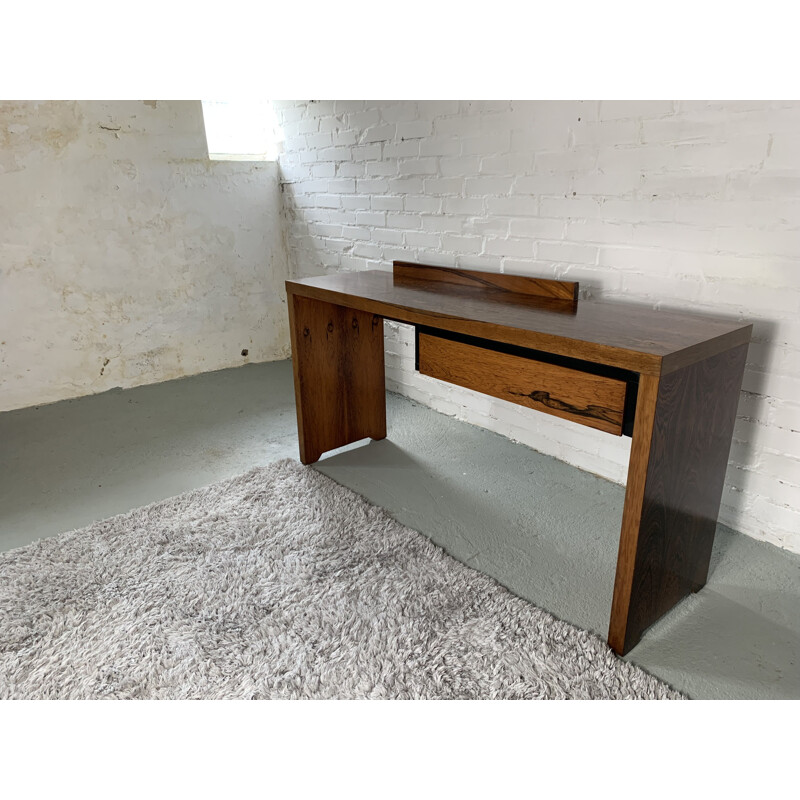 Mid century modernist rosewood dressing table, France 1930s