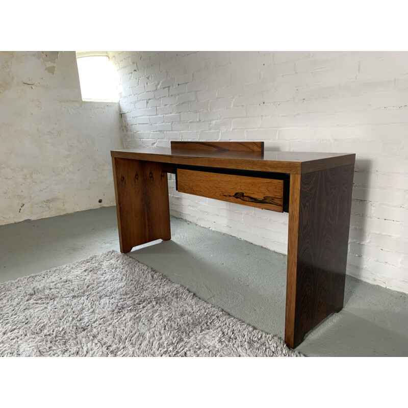Mid century modernist rosewood dressing table, France 1930s