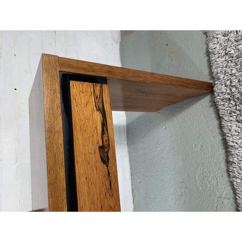 Mid century modernist rosewood dressing table, France 1930s