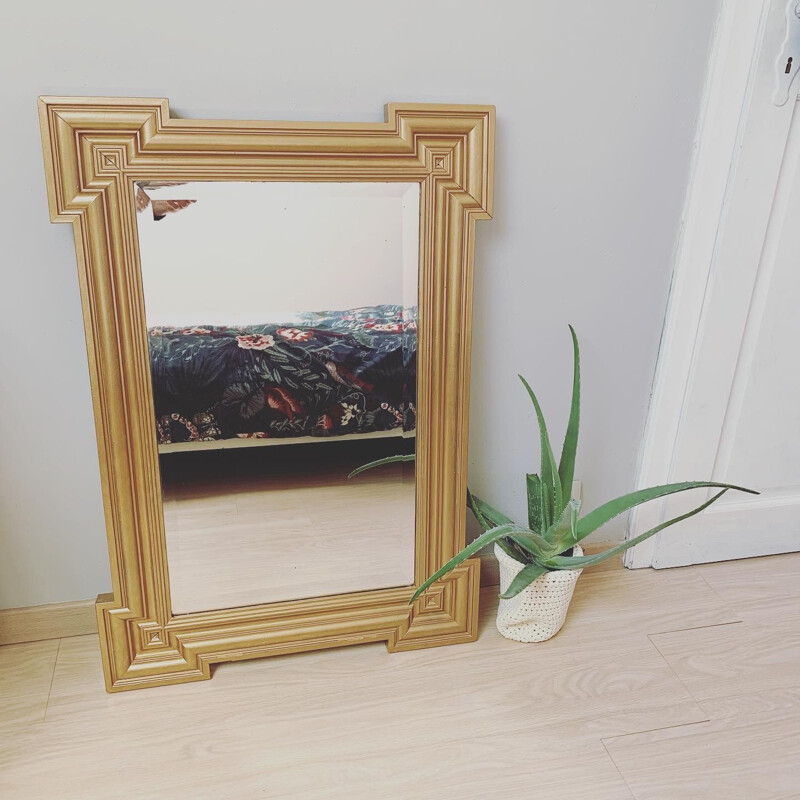 Vintage bevelled mirror