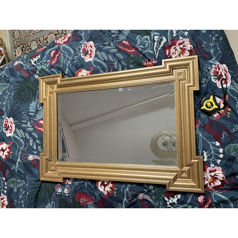 Vintage bevelled mirror