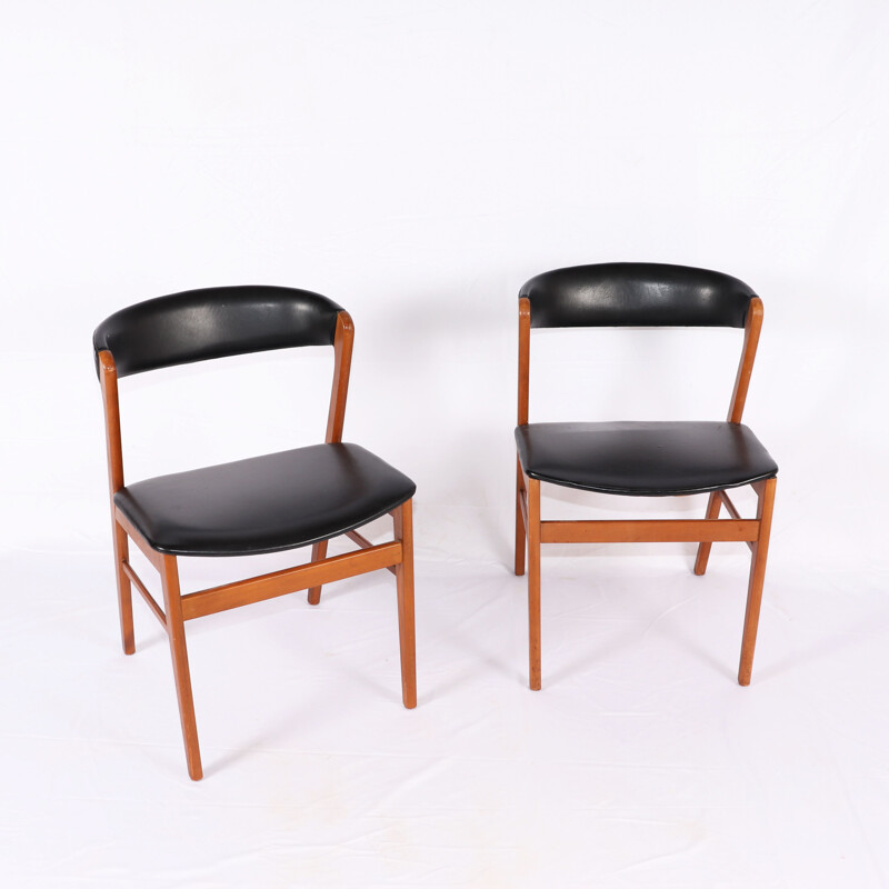 Pair of vintage teak chairs, Denmark 1960