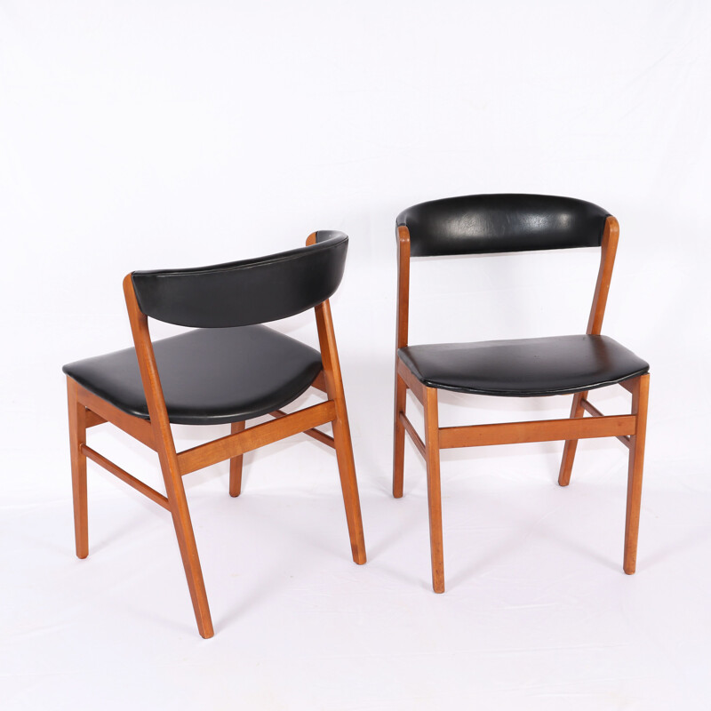 Pair of vintage teak chairs, Denmark 1960