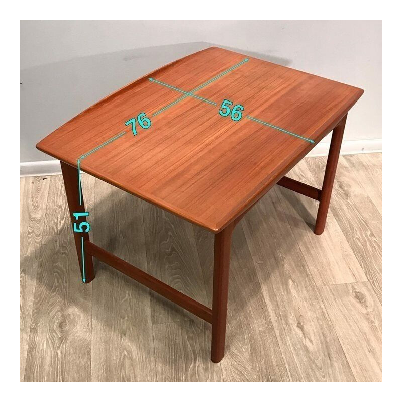 Vintage rosewood coffee table by Folke Ohlsson for Tingstrom