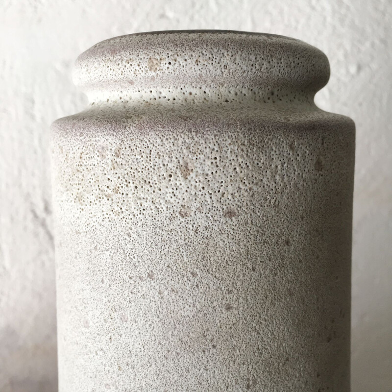Vase vintage en céramique Fat Lava, Germany 1960