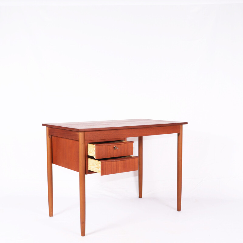 Vintage teak desk by Ejsing Møbelfabrik, Denmark 1960s