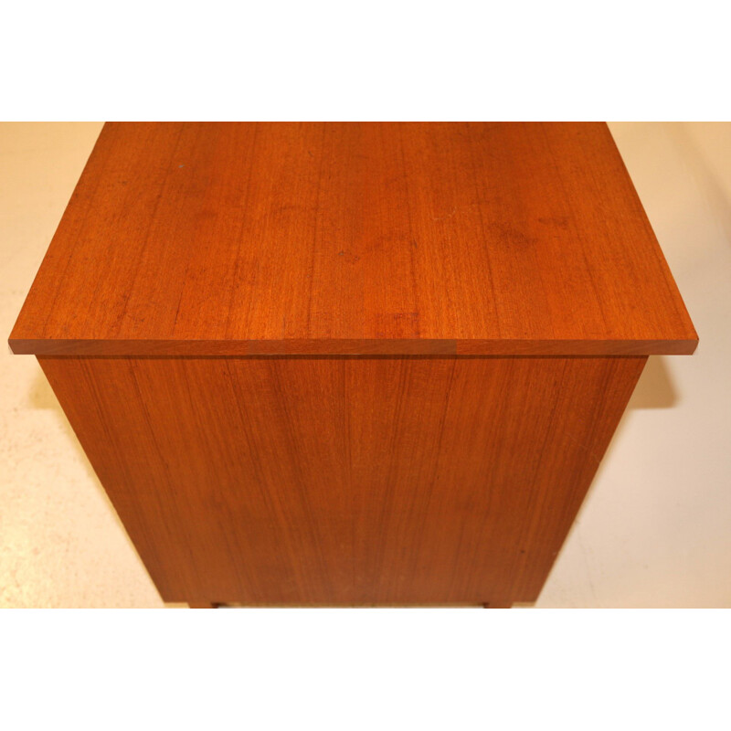 Vintage teak and beech desk, Sweden 1960