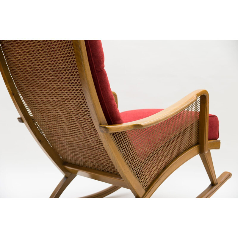 Chaise à bascule vintage, 1950