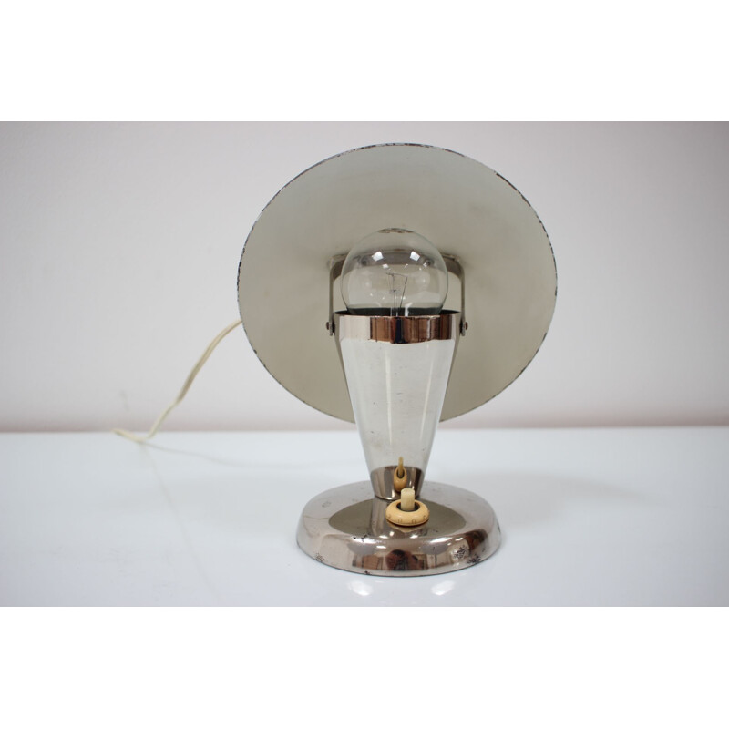 Vintage table lamp by Bauhaus, Czechoslovakia 1930s