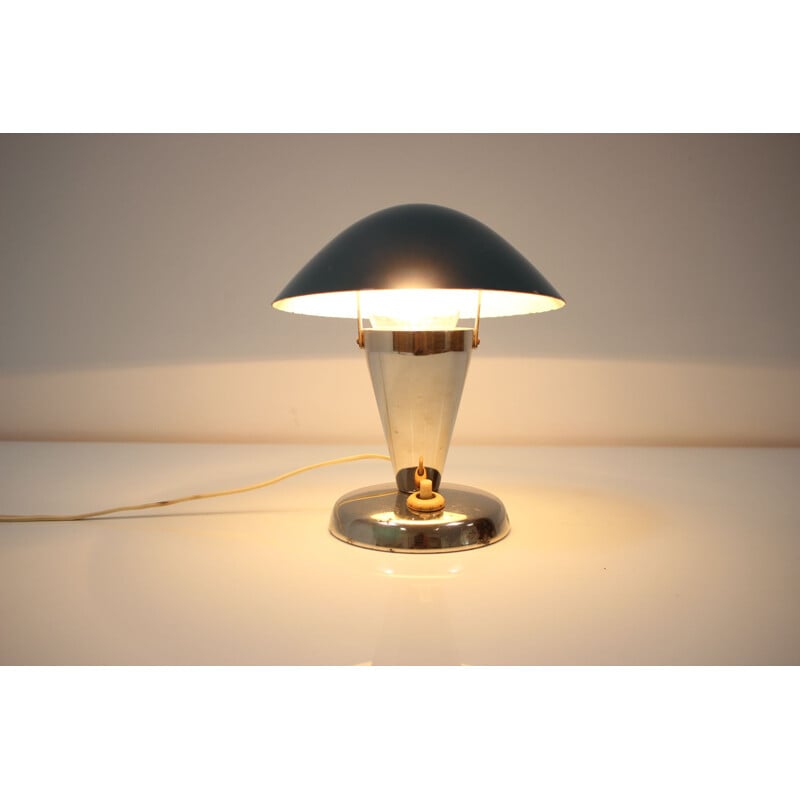 Vintage table lamp by Bauhaus, Czechoslovakia 1930s