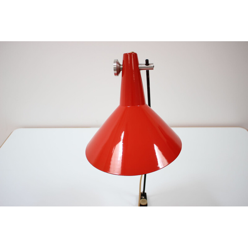 Vintage-Lampe aus lackiertem Metall von Josef Hurka für Kovona, Tschechoslowakei 1960