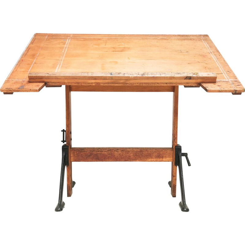 Vintage Draughtsmans table by BJ Hall for Admel Architect, England