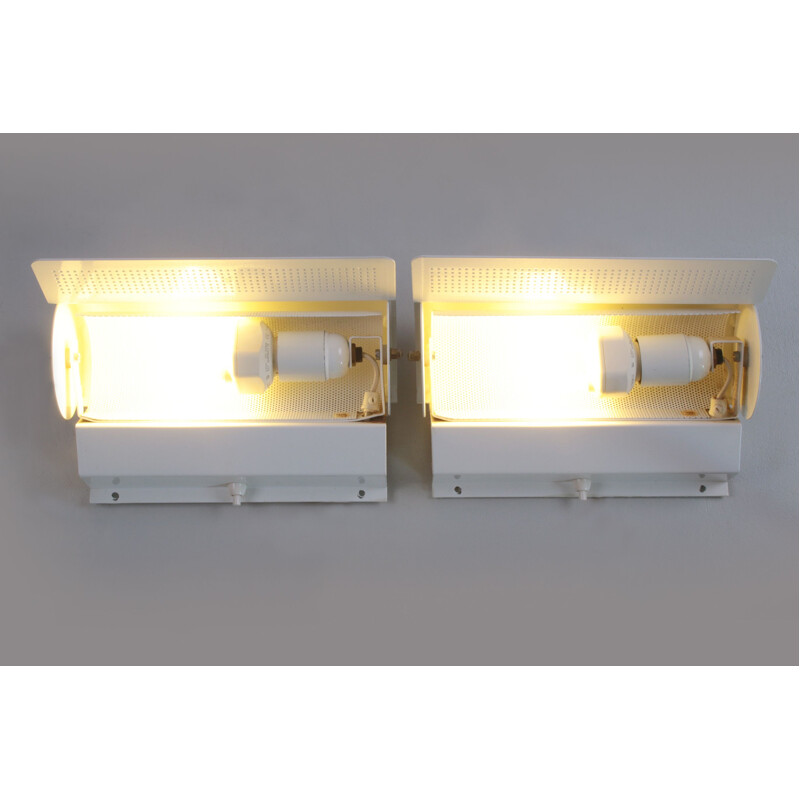 Pair of Wall lamps vintage Model Zero by Keps Lindau & Krantz, Sweden 1970s