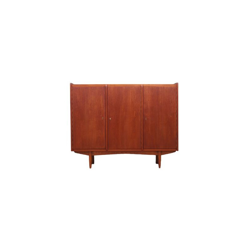 Vintage teak highboard, Denmark 1960s