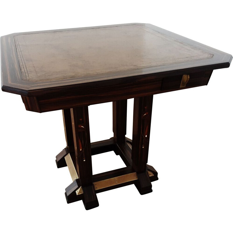 Vintage-Spieltisch Sezessionisten-Design von Ludwig Schmitt