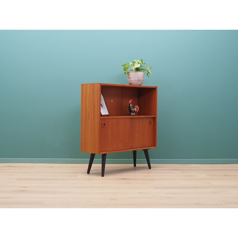 Vintage teak bookcase, Denmark 1970s