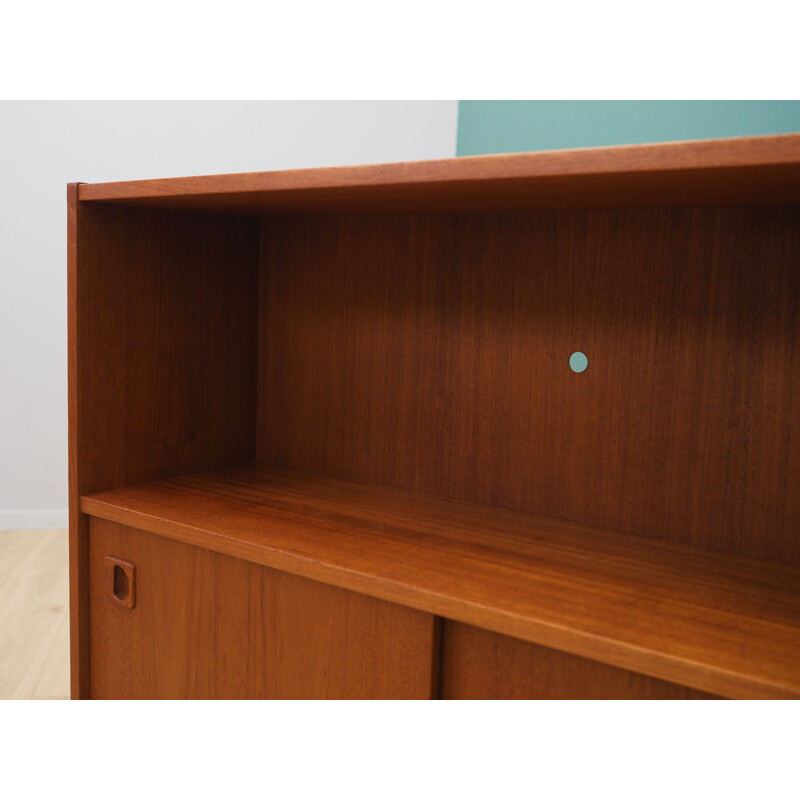 Vintage teak bookcase, Denmark 1970s