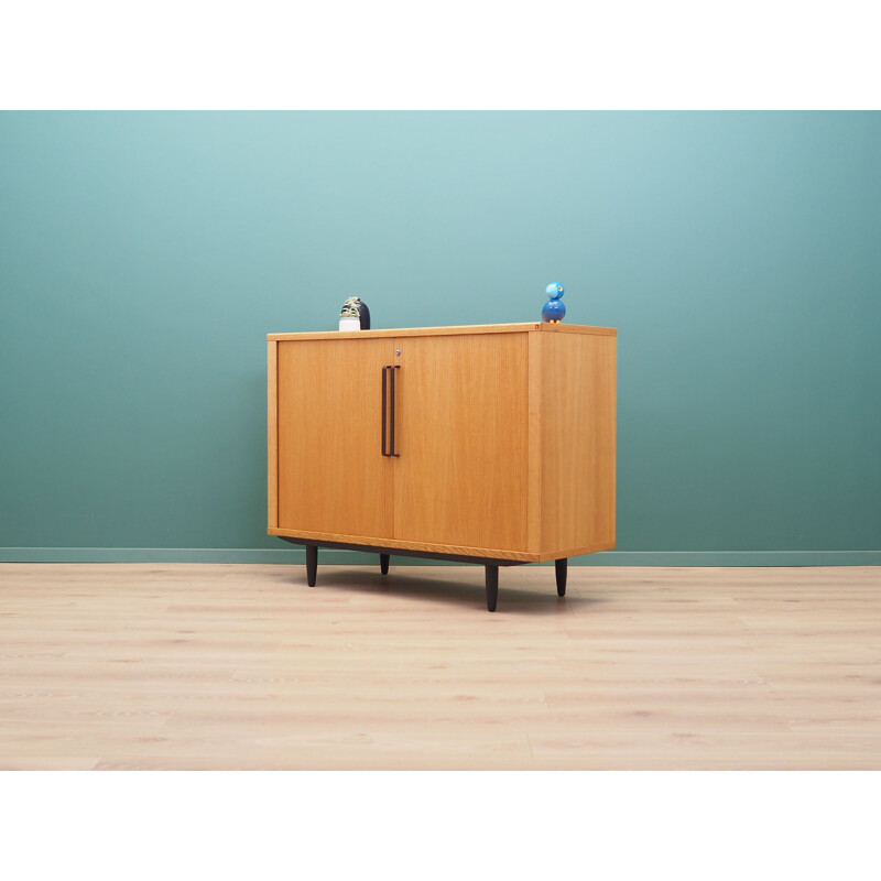 Vintage ash cabinet by System B8 Møbler, Denmark 1970s