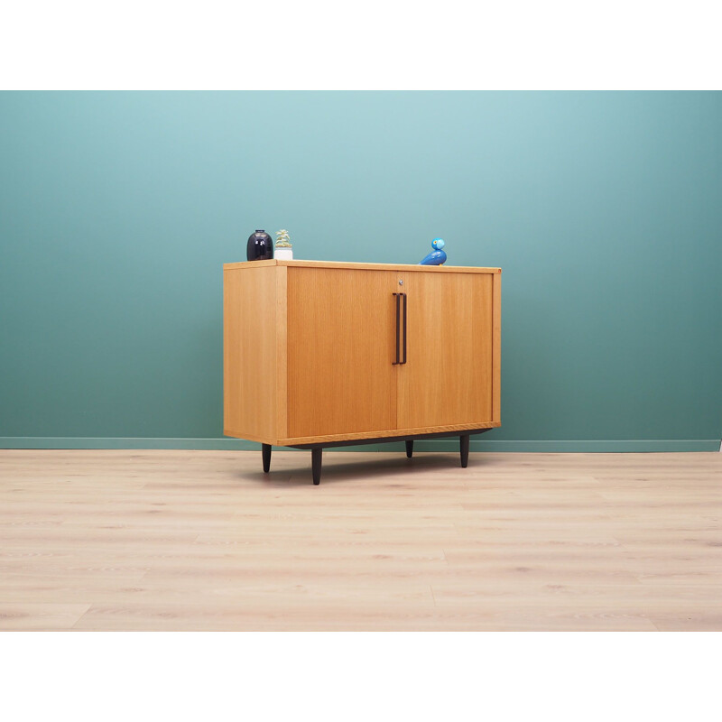 Vintage ash cabinet by System B8 Møbler, Denmark 1970s