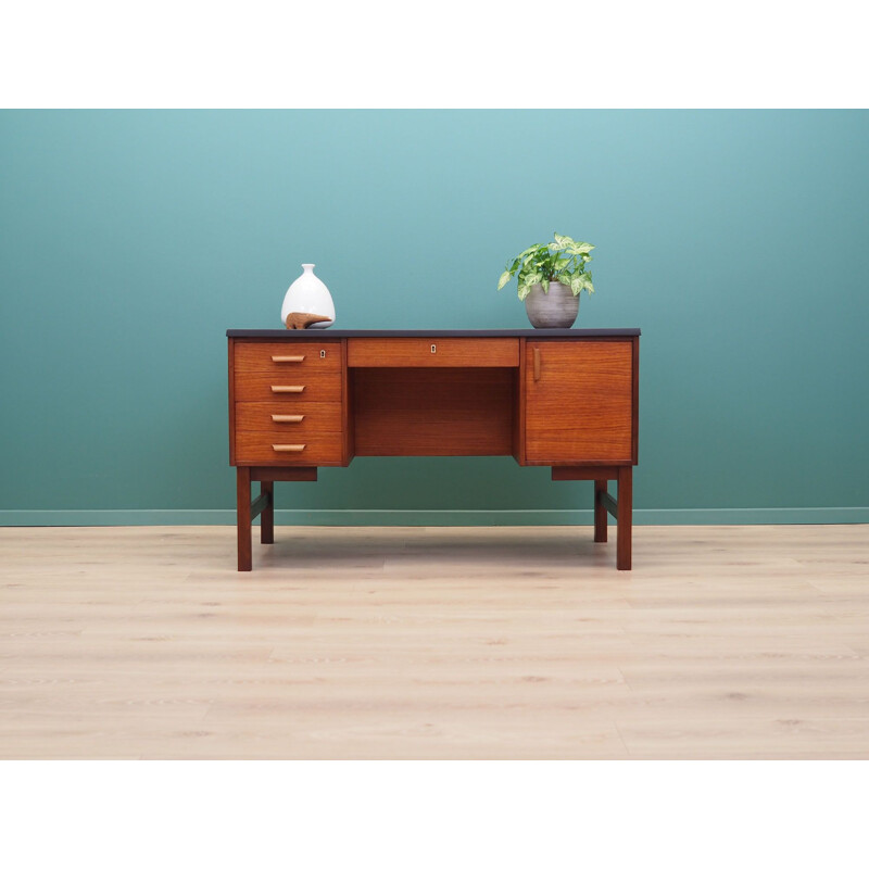 Vintage teak desk, Denmark 1970s