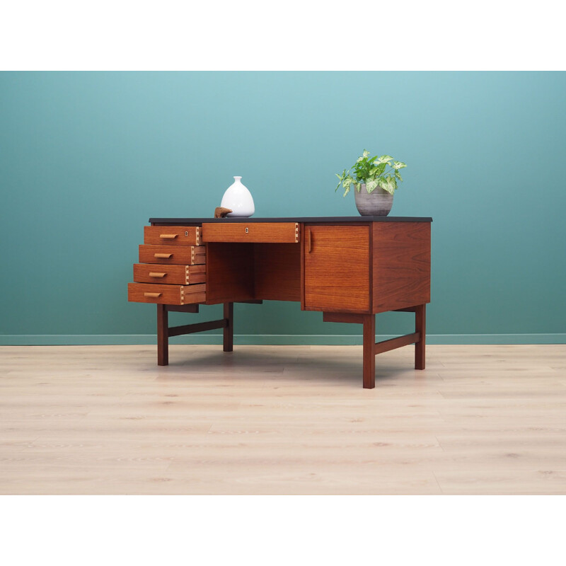 Vintage teak desk, Denmark 1970s