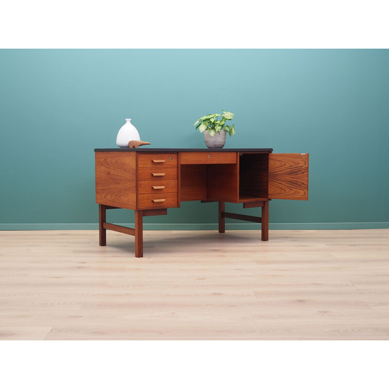 Vintage teak desk, Denmark 1970s