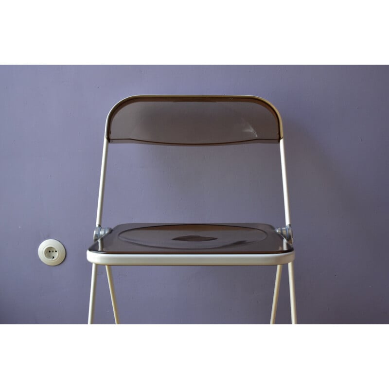 Vintage Plia folding chair by Giancarlo Piretti for Anonima Castelli, Italy