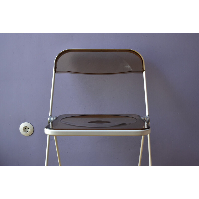 Vintage Plia folding chair by Giancarlo Piretti for Anonima Castelli, Italy