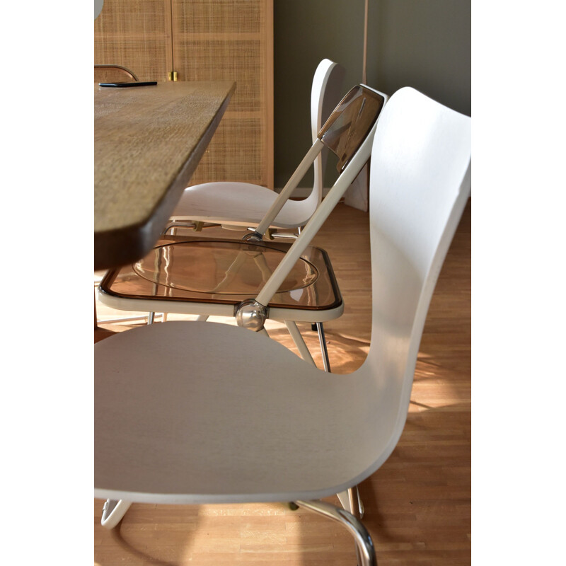 Vintage Plia folding chair by Giancarlo Piretti for Anonima Castelli, Italy