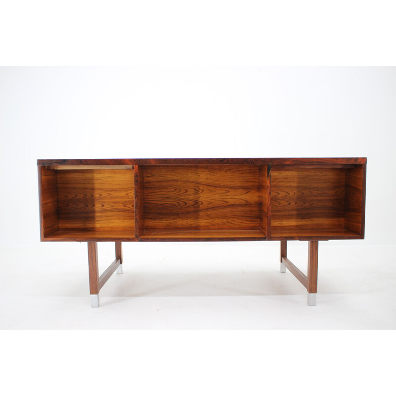 Vintage rosewood freestanding writing desk by Kai Kristiansen, Denmark 1960s