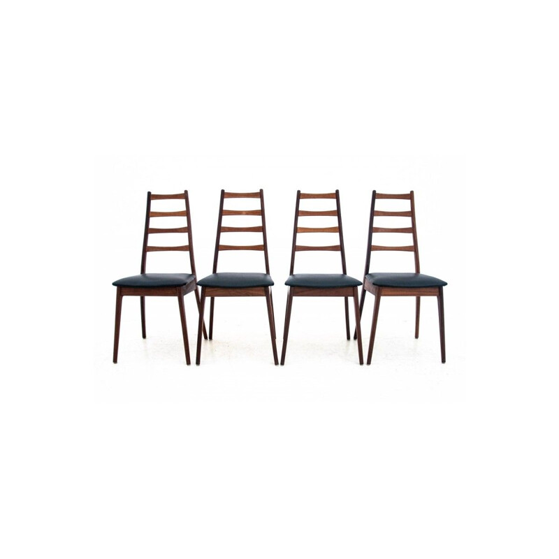 Set of table with chairs dining vintage, Denmark 1960s