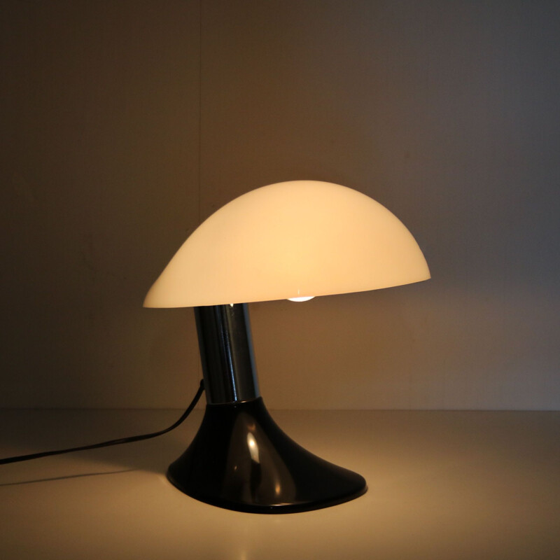 Vintage Cobra table lamp by Harvey Guzzini for Guzzini, Italy 1960s