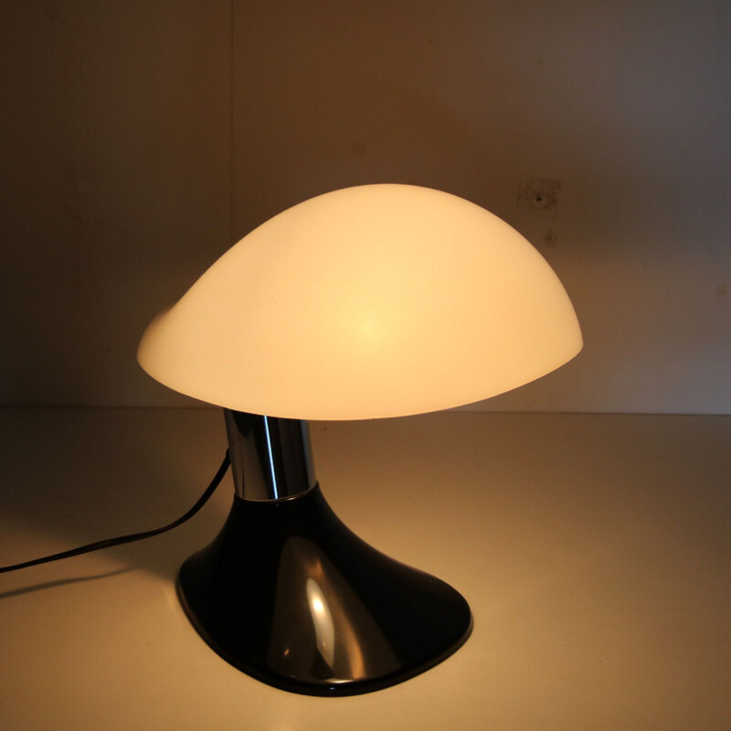 Vintage Cobra table lamp by Harvey Guzzini for Guzzini, Italy 1960s