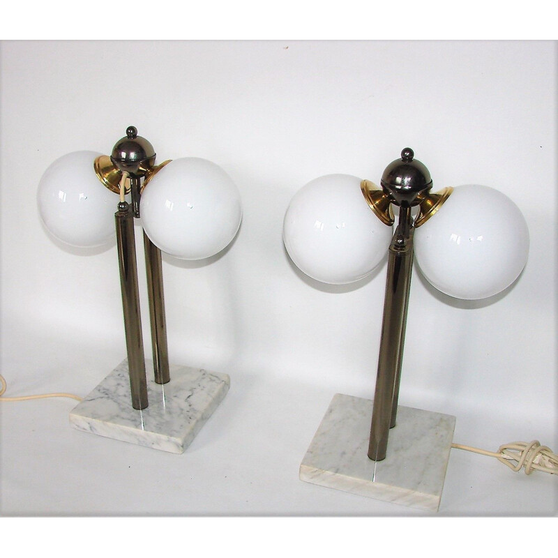 Pair of Kabo vintage table lamps, 1980s