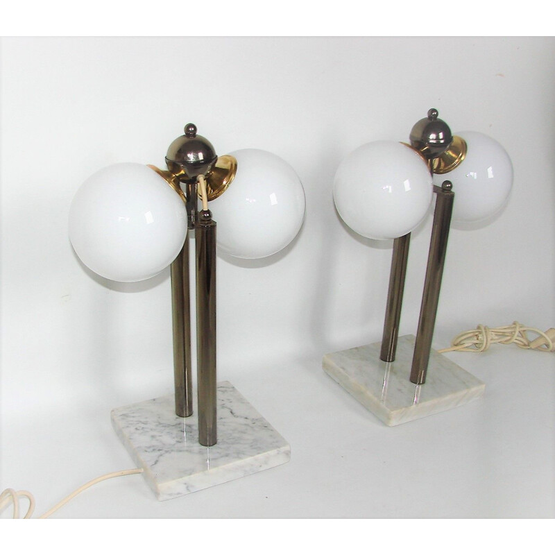 Pair of Kabo vintage table lamps, 1980s