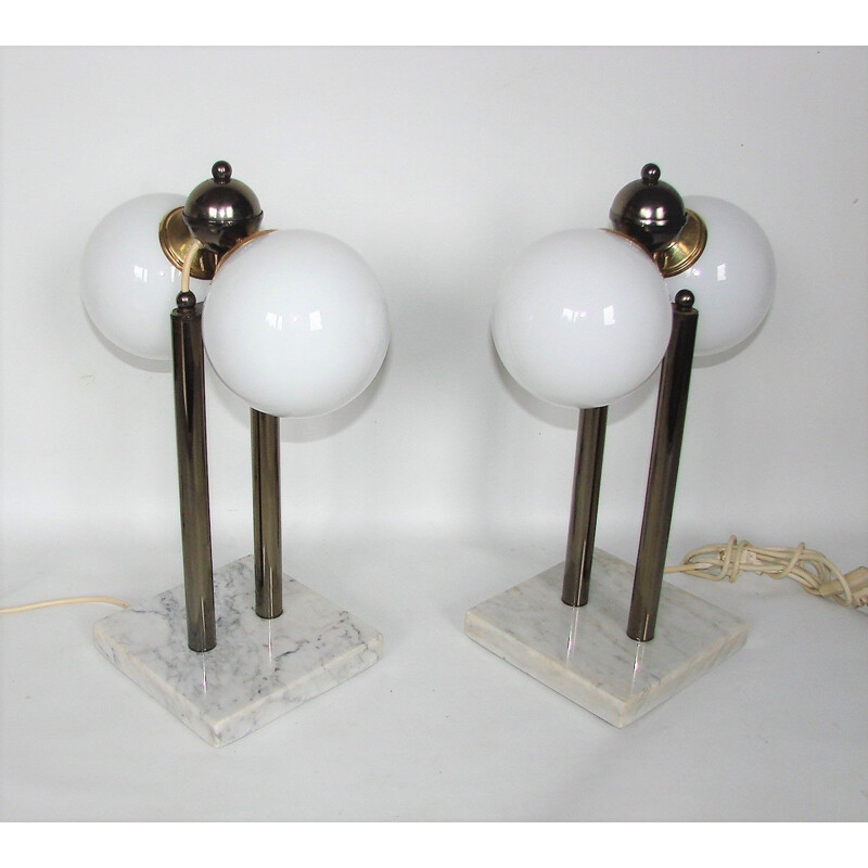 Pair of Kabo vintage table lamps, 1980s