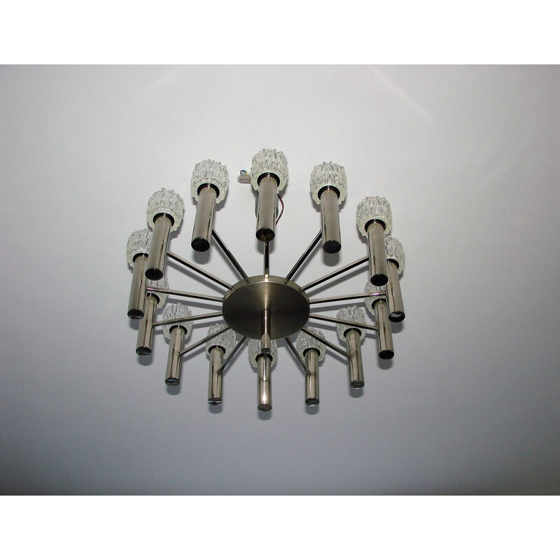 Mid century chandelier by Scolari , 1970s