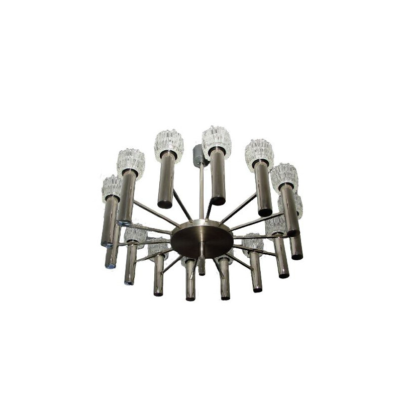 Mid century chandelier by Scolari , 1970s